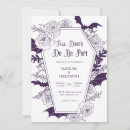 Search for purple gothic wedding invitations Vampire