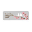 Search for cherry blossom return address labels weddings Japanese