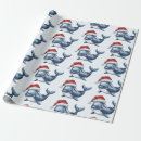 Search for whale christmas wrapping paper Nautical