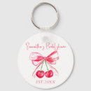 Search for cute cherry keychains Watercolor