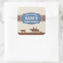 Search for western birthday stickers Cowboy party