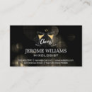 Recherche de verre martini cartes visite Restaurant