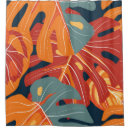 Search for banana leaf shower curtains Exotic