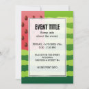 Search for watermelon seeds invitations Green