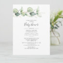 Recherche de botanical baby shower invitations Moderne