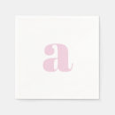 Search for accent napkins Typography