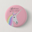Recherche de mignons de licorne badges Girl