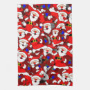 Search for funny christmas tea towels Santa