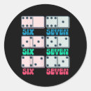 Search for lucky seven stickers Six