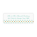 Search for polka dot wedding return address labels Stylish