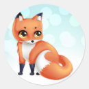 Search for kawaii fox stickers Cartoon