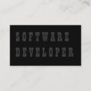 Search for software development business cards Programmer