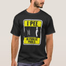 Search for i pee in pools tshirts Swiming