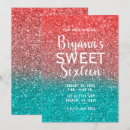 Search for aqua coral invitations Summer