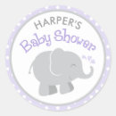 Search for purple and grey stickers Baby shower