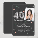 Search for fab forty invitations Modern