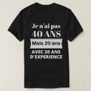 Search for 40 year old man mens tshirts 40th birthday