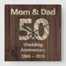 Search for 50 year anniversary clocks Parents