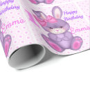 Recherche de anniversaire de lapin papier cadeau Mignonne