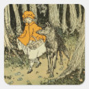 Search for red riding hood stickers Fairy tale