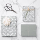 Recherche de baroque papier cadeau Argent
