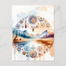 Search for watercolor dreamcatcher postcards Feathers