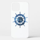 Search for ships wheel iphone cases Blue
