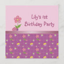 Recherche de coccinelles roses cartes postales Fête d'anniversaire