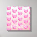 Search for blush pink canvas prints Girly