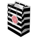 Search for black and white striped gift bags Elegant