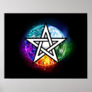 Search for wiccan posters Pentagram