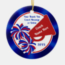 Search for red white and blue ornaments Cheer