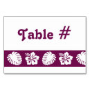 Search for hibiscus table cards Tropical