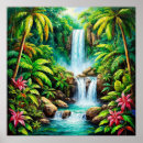 Recherche de paradis de cascade posters Eau