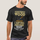 Search for wood carving tshirts Knife