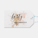 Search for 40th birthday gift tags Forty and fabulous