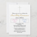 Search for twins first communion invitations Gold