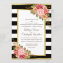 Search for stripe wedding invitations Black and white stripes