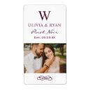 Recherche de étiquette vin mariage autocollants Rustique