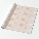 Search for peach flowers wrapping paper Elegant