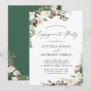 Search for holiday engagement party invitations Holly berries