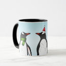 Search for penguin christmas mugs Illustration