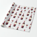 Search for wine glasses wrapping paper Bottle