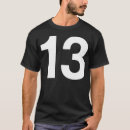 Search for thirteen tshirts Number