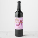 Search for high heel wine labels 50th birthday