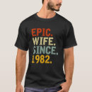 Search for 41st anniversary tshirts Wife