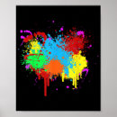 Search for paint splatter posters Pattern