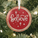 Search for believe ornaments Festive