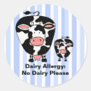 Search for dairy cow stickers Allergy