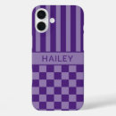 Recherche de rayures violettes iphone coques Féminin